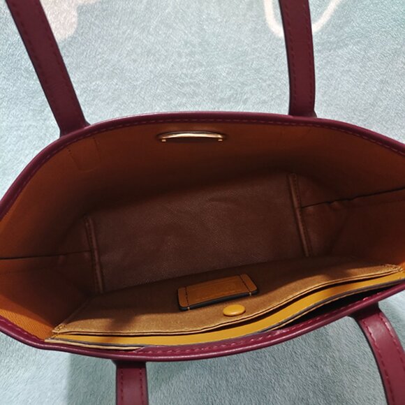 Coach Mini City Tote With Bow Tie Print - Picture 7 of 10